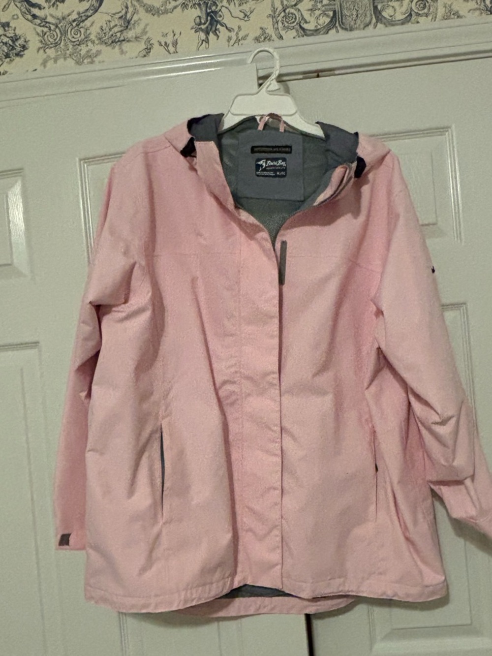 Bimini Bay Light Pink Hooded Rain Coat